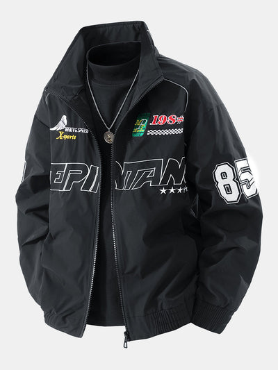 Racing Style Bomber Jacket