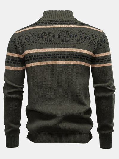 Henry Knitted Zip Up Cardigan