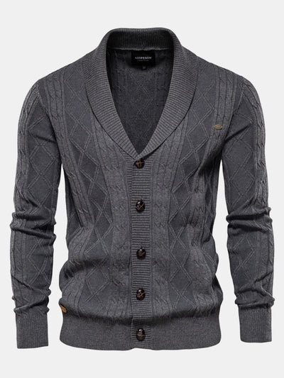Lucas Cable Knit Cardigan