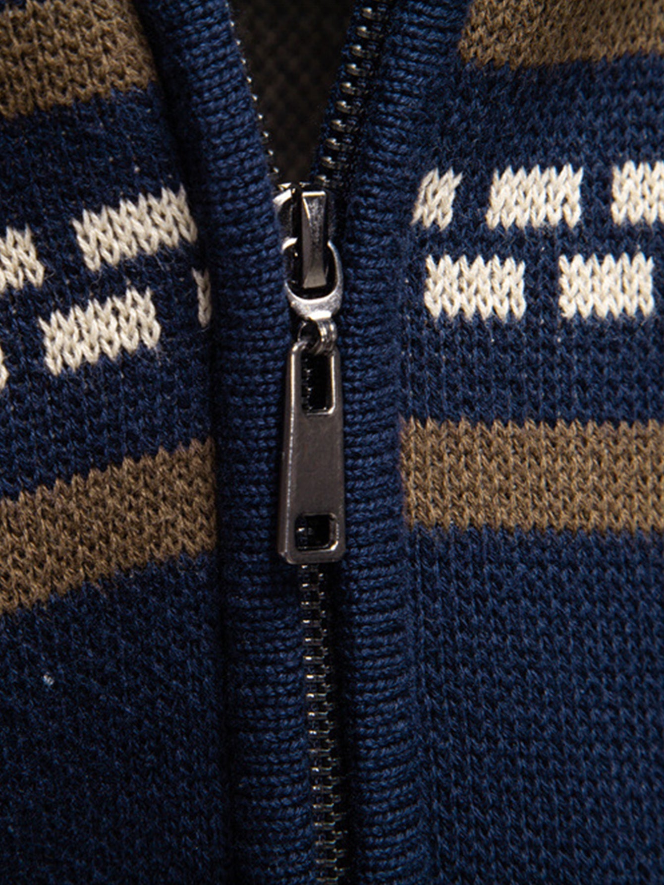 Henry Knitted Zip Up Cardigan