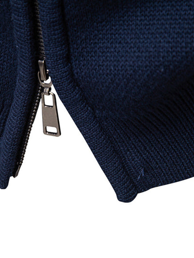 Henry Knitted Zip Up Cardigan