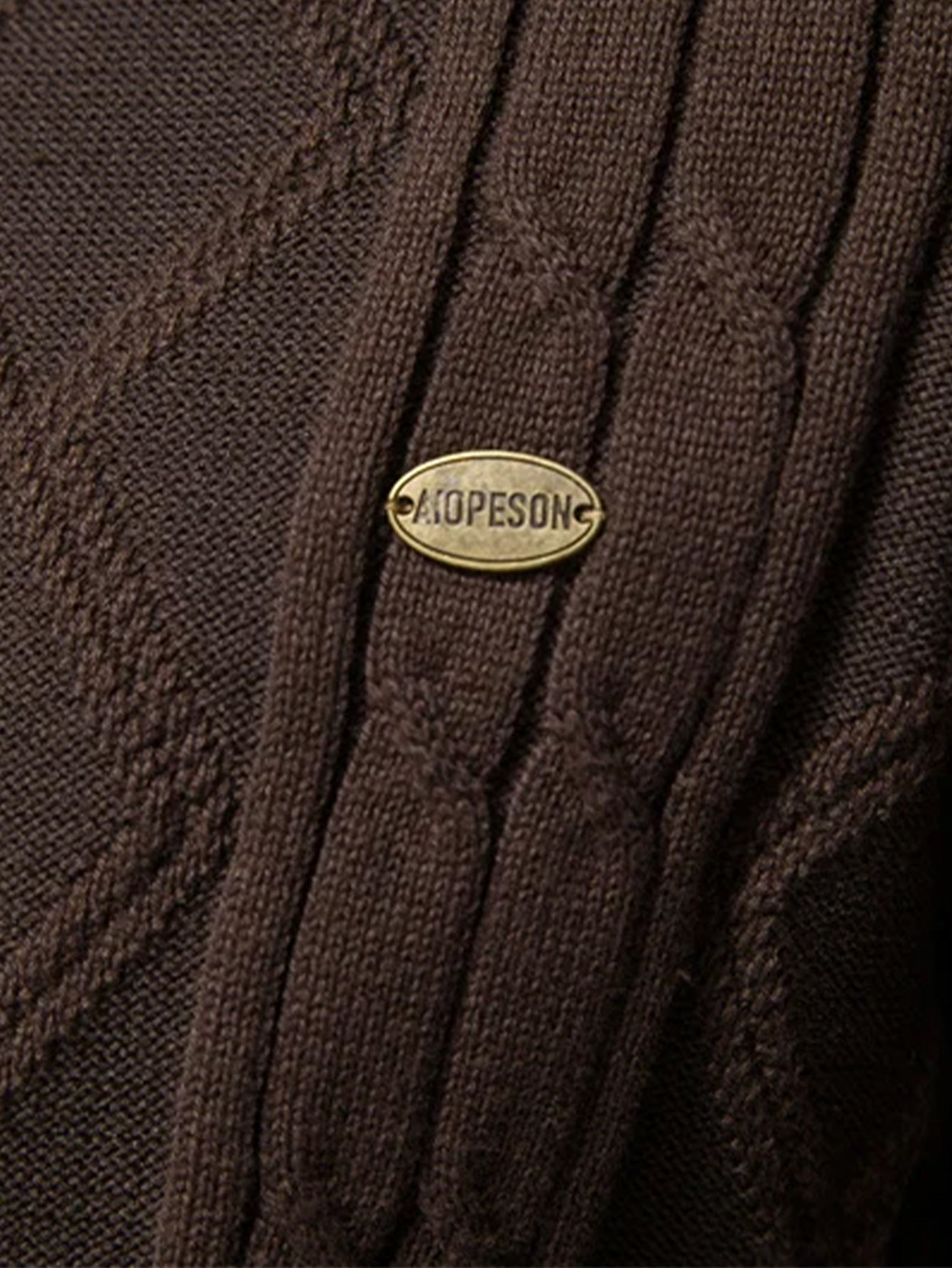 Lucas Cable Knit Cardigan