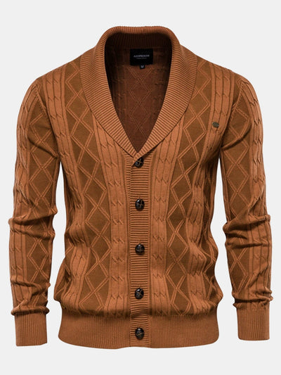 Lucas Cable Knit Cardigan