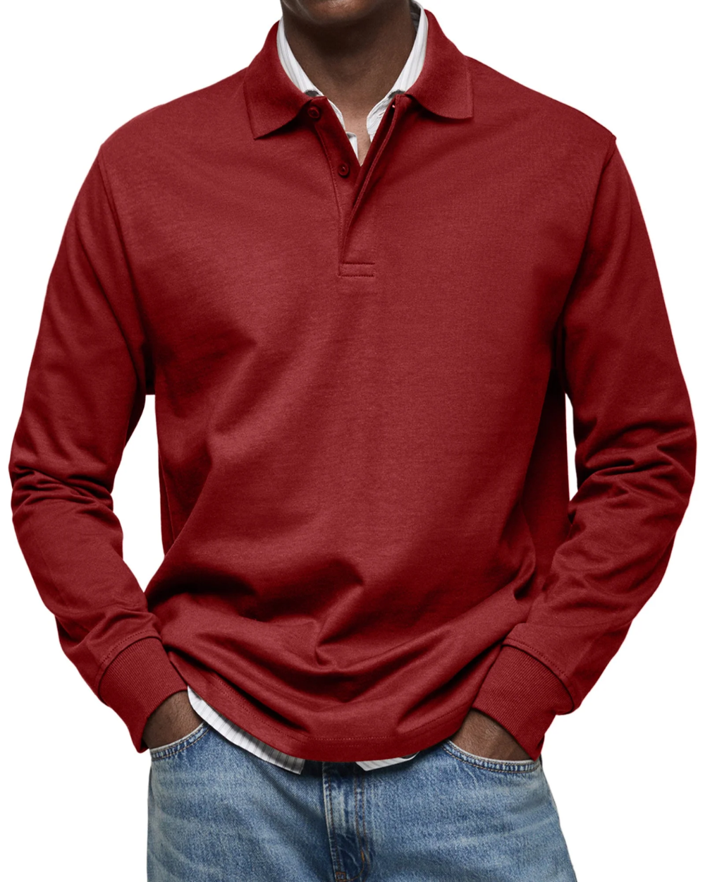 Casual Polo Sweater