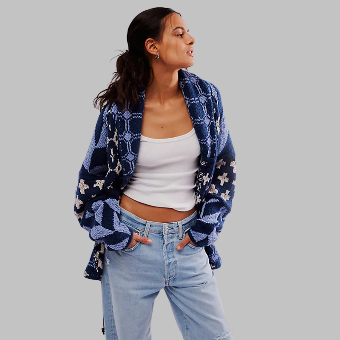 Madeline™ | Vintage Oversized Cardigan