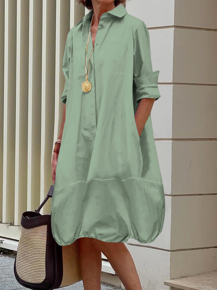 Lex | Midi Shirt Dress