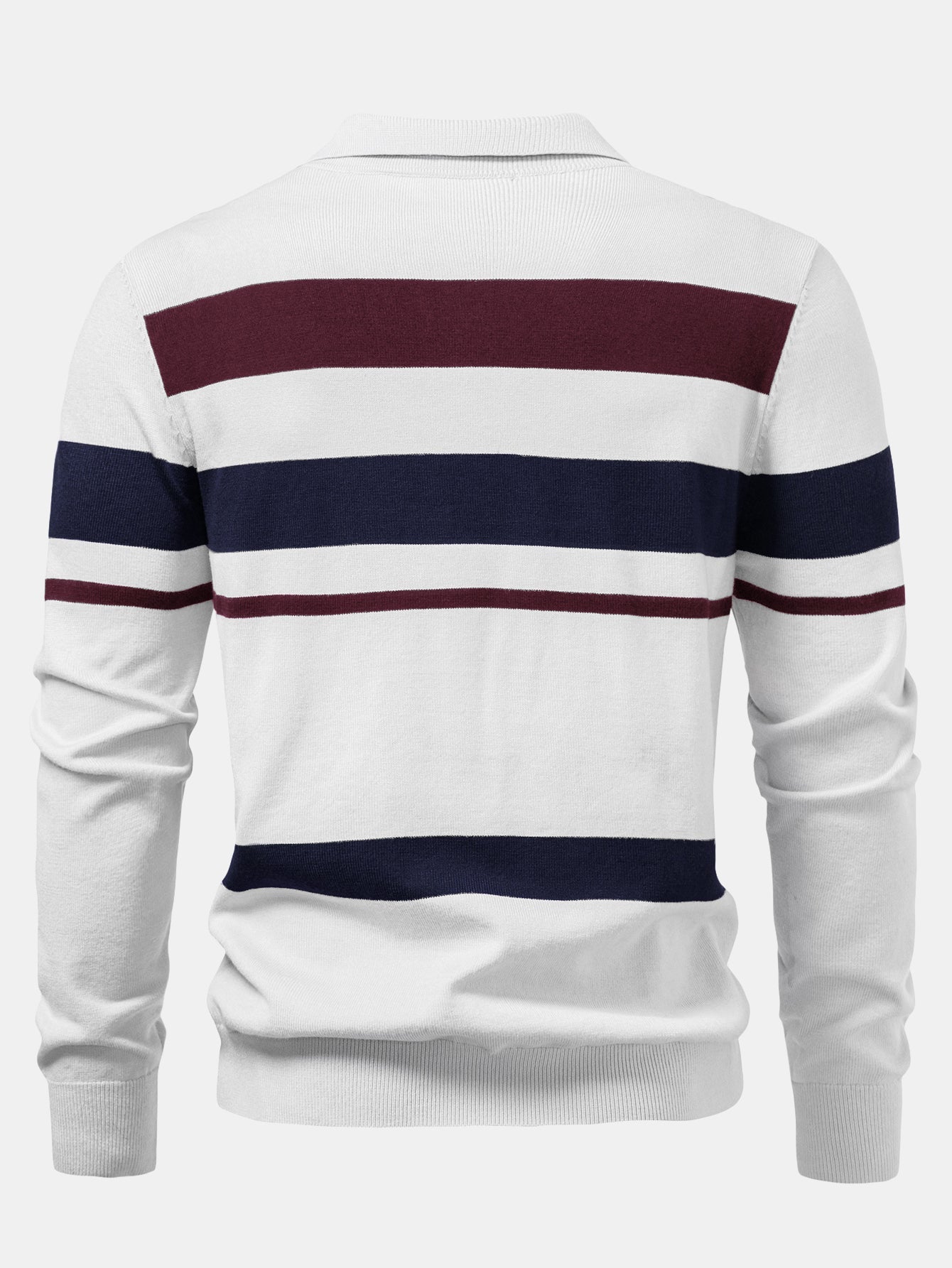 Ethan Striped Polo Pullover