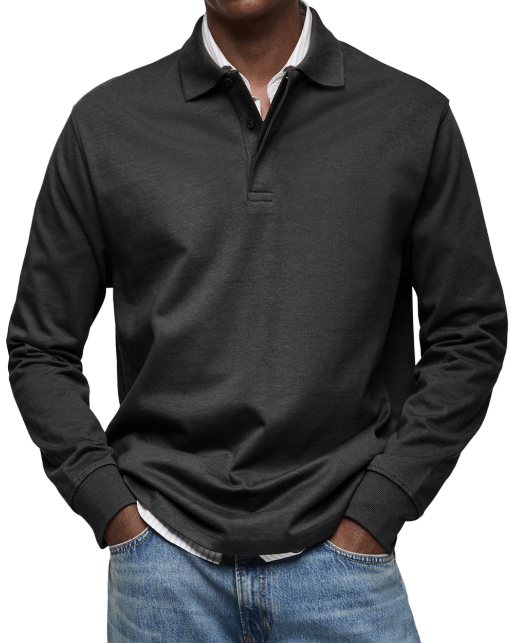 Casual Polo Sweater