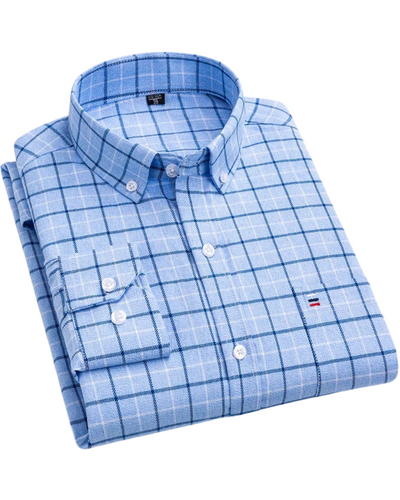 Ron Long Sleeve Checked Shirt