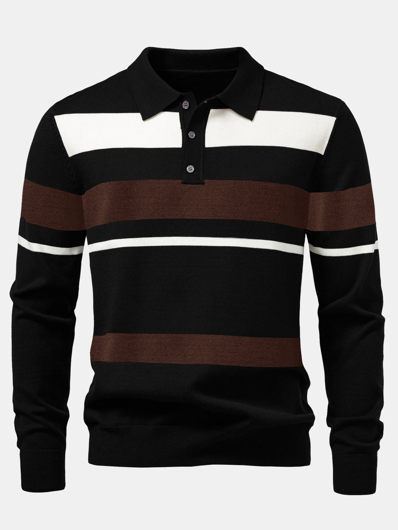 Ethan Striped Polo Pullover