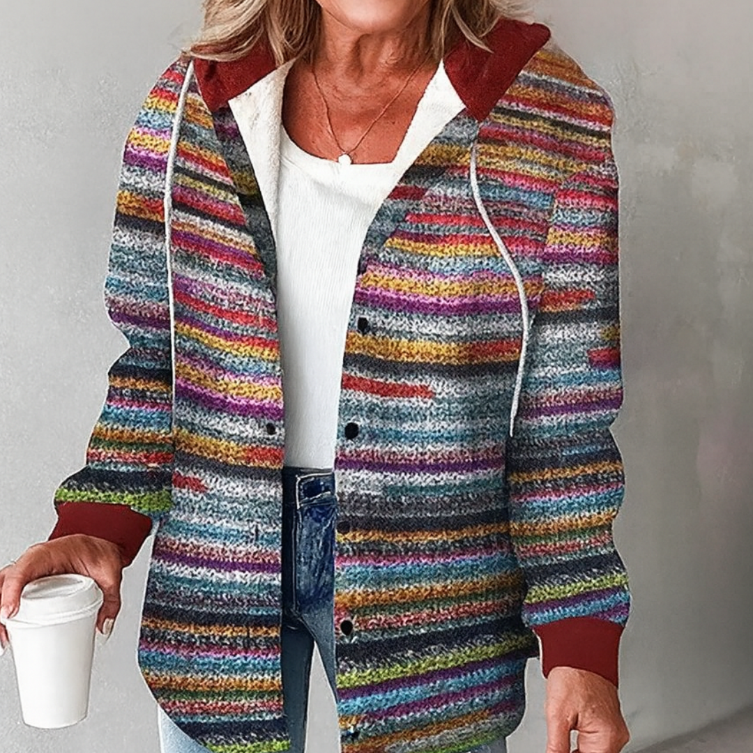 Plaid Hooded Flannel Jacket