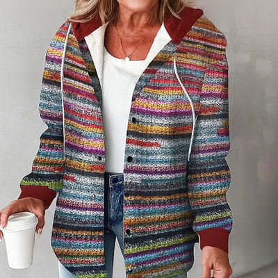 Plaid Hooded Flannel Jacket