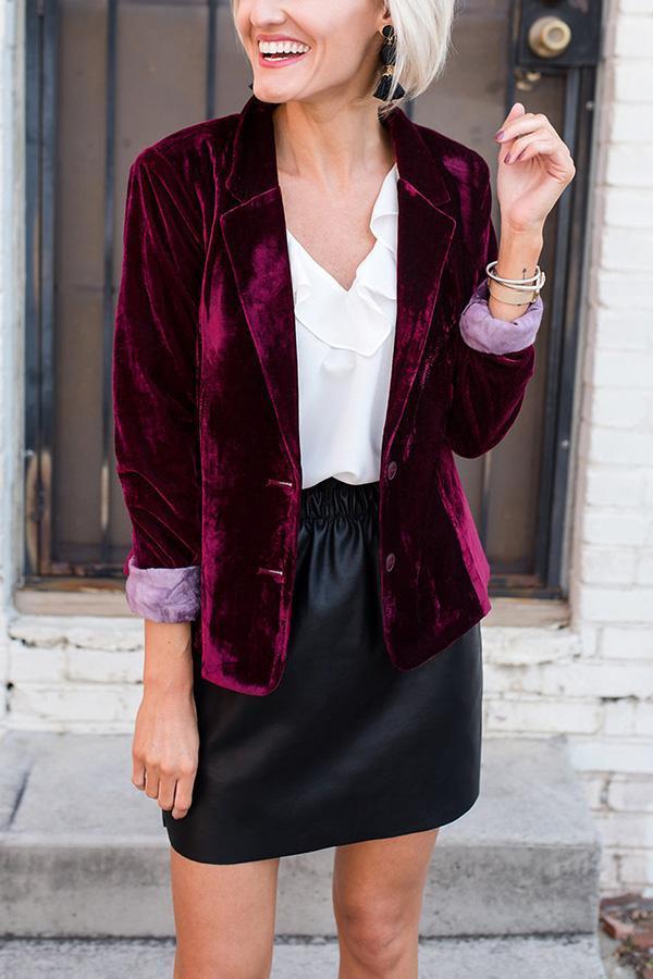 Margot Velvet Blazer