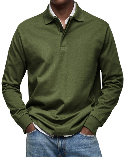 Casual Polo Sweater