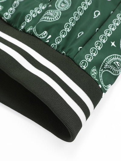 Paisley Print Bomber Jacket