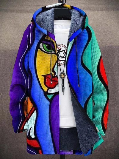 Art Print Hooded Jacket