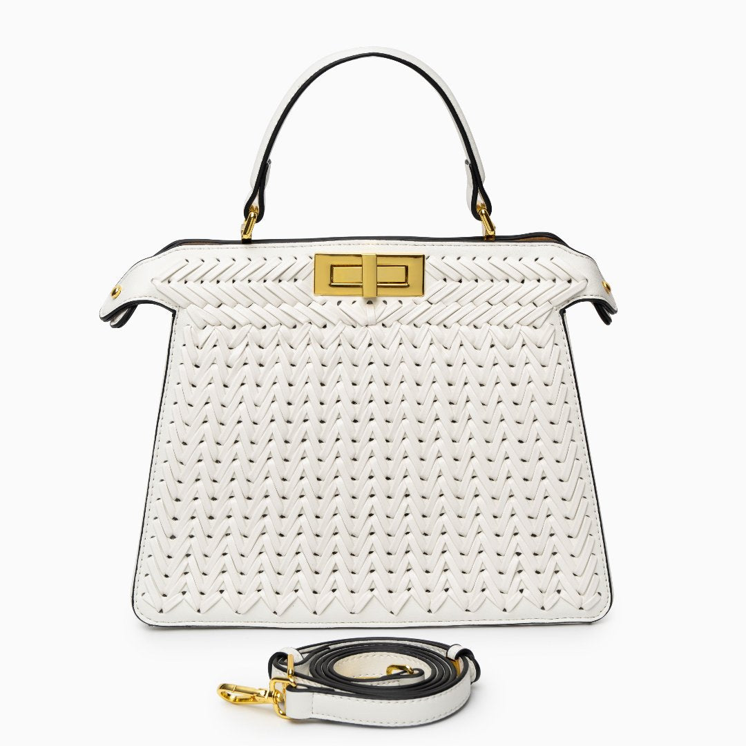 Rachel | Textured Weave Handbag