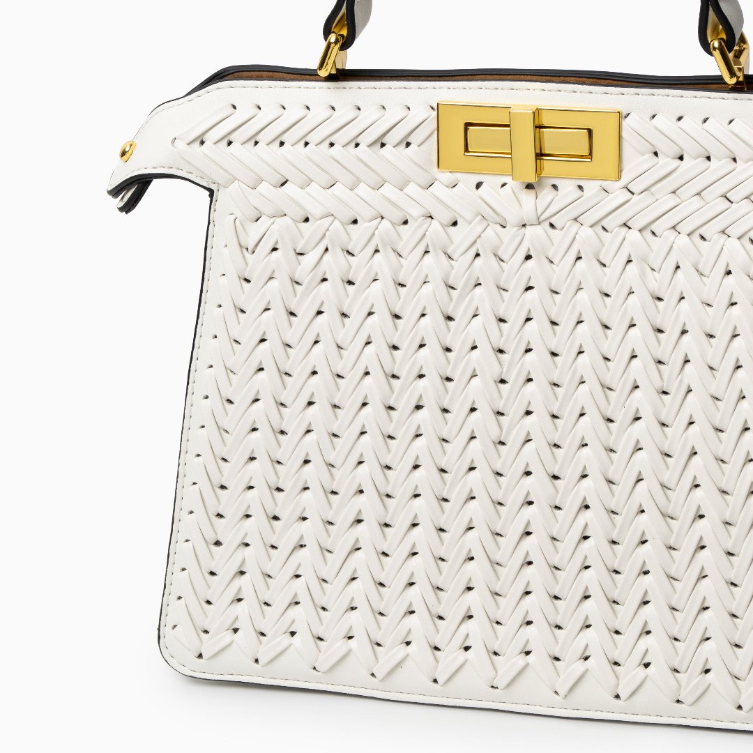 Rachel | Textured Weave Handbag