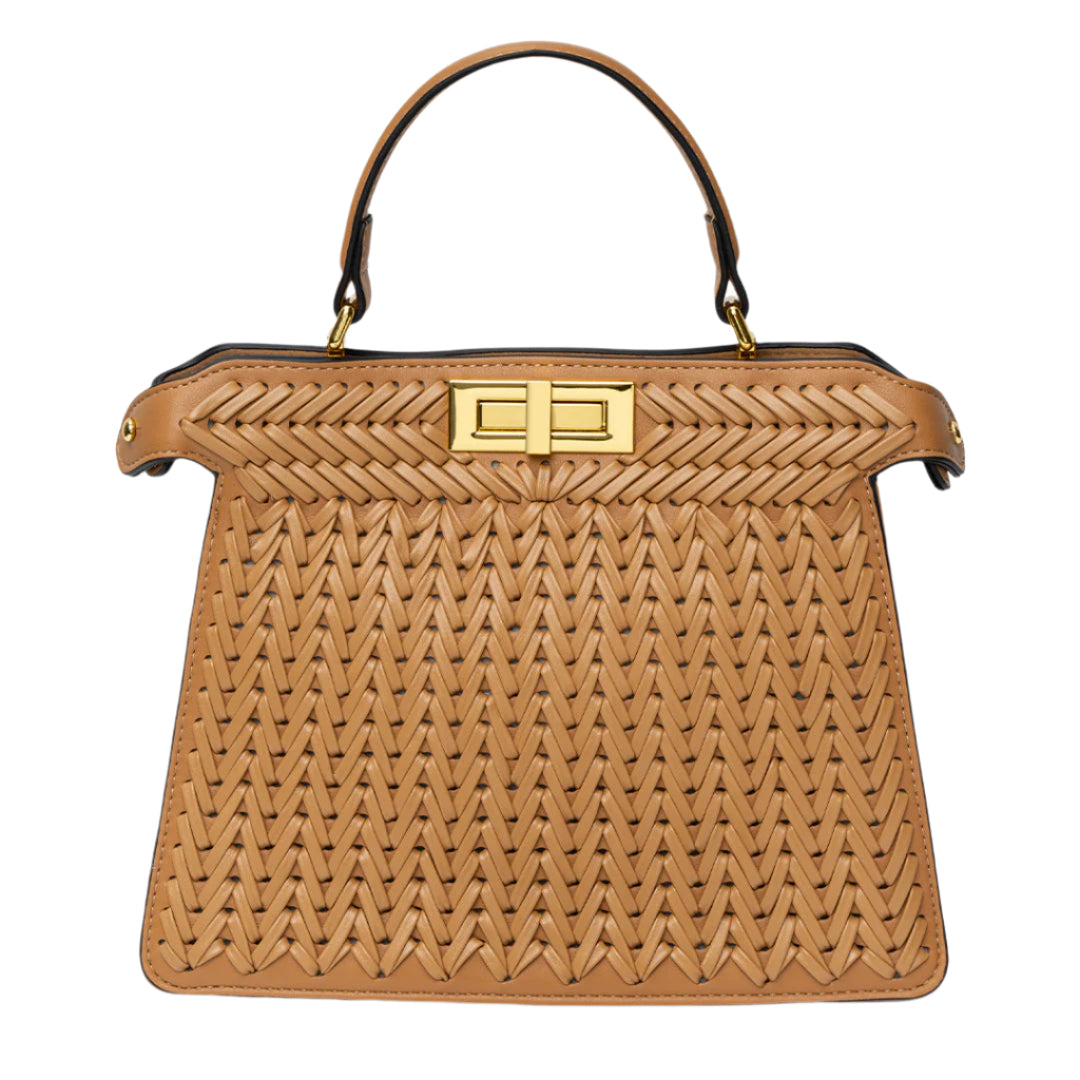 Rachel | Textured Weave Handbag