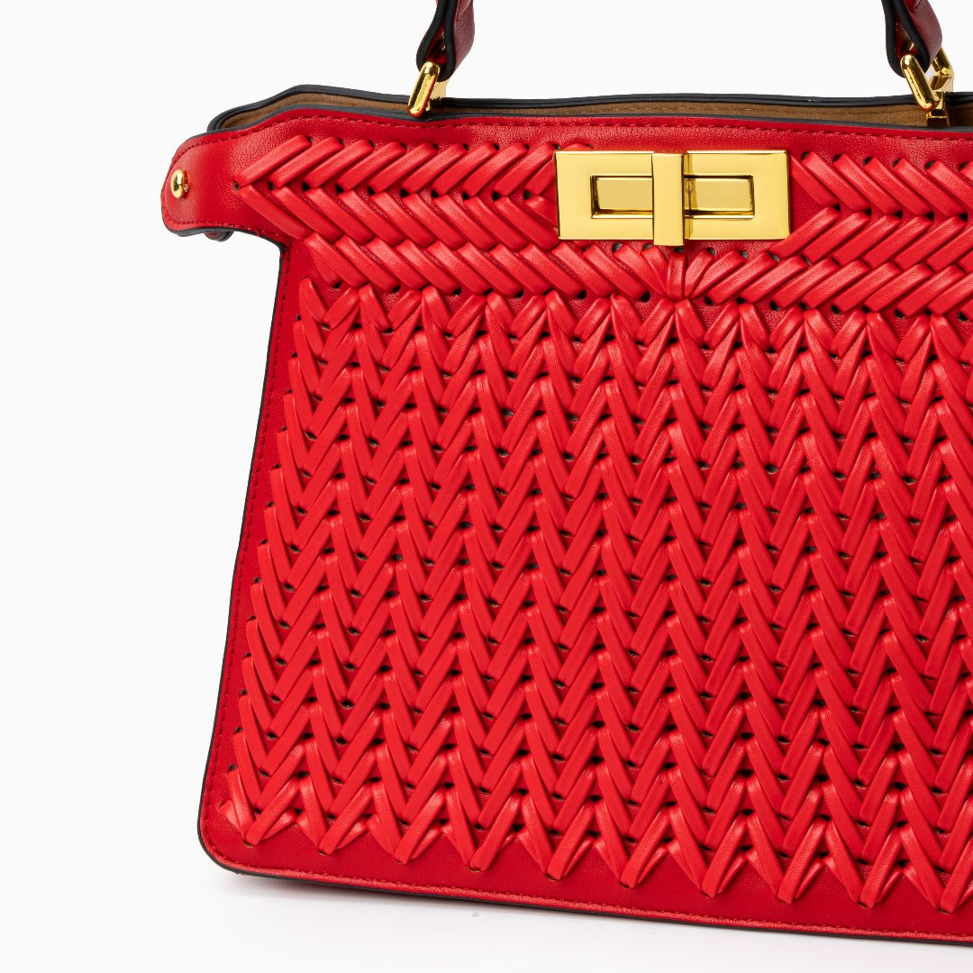 Rachel | Textured Weave Handbag