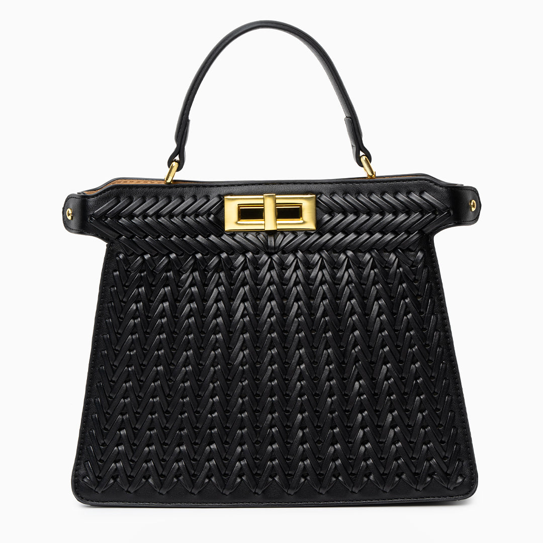 Rachel | Textured Weave Handbag