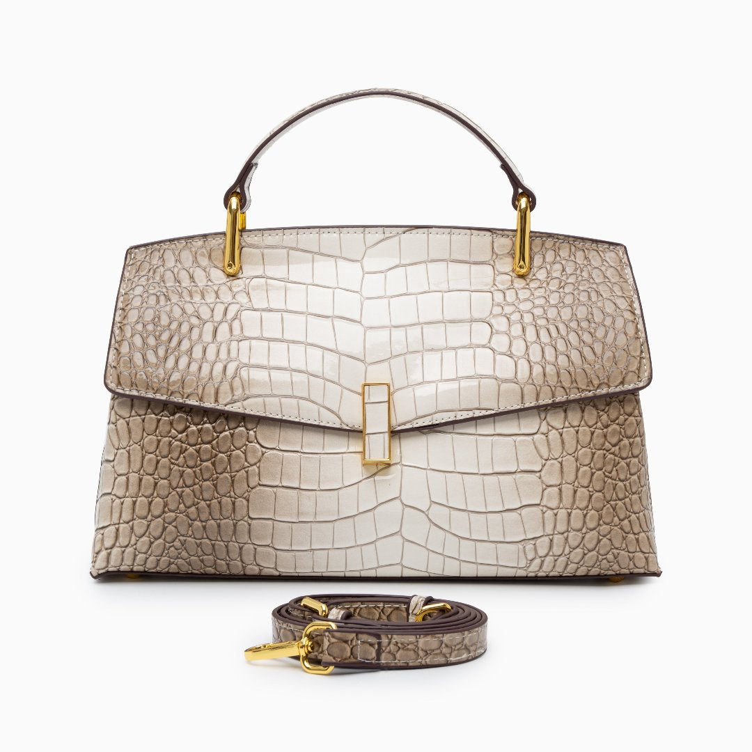 Amy | Crocodile Pattern Tote bag