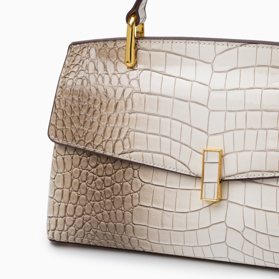 Amy | Crocodile Pattern Tote bag