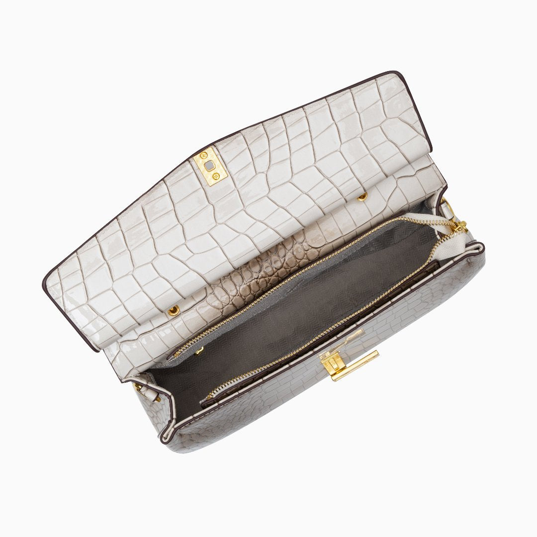 Amy | Crocodile Pattern Tote bag