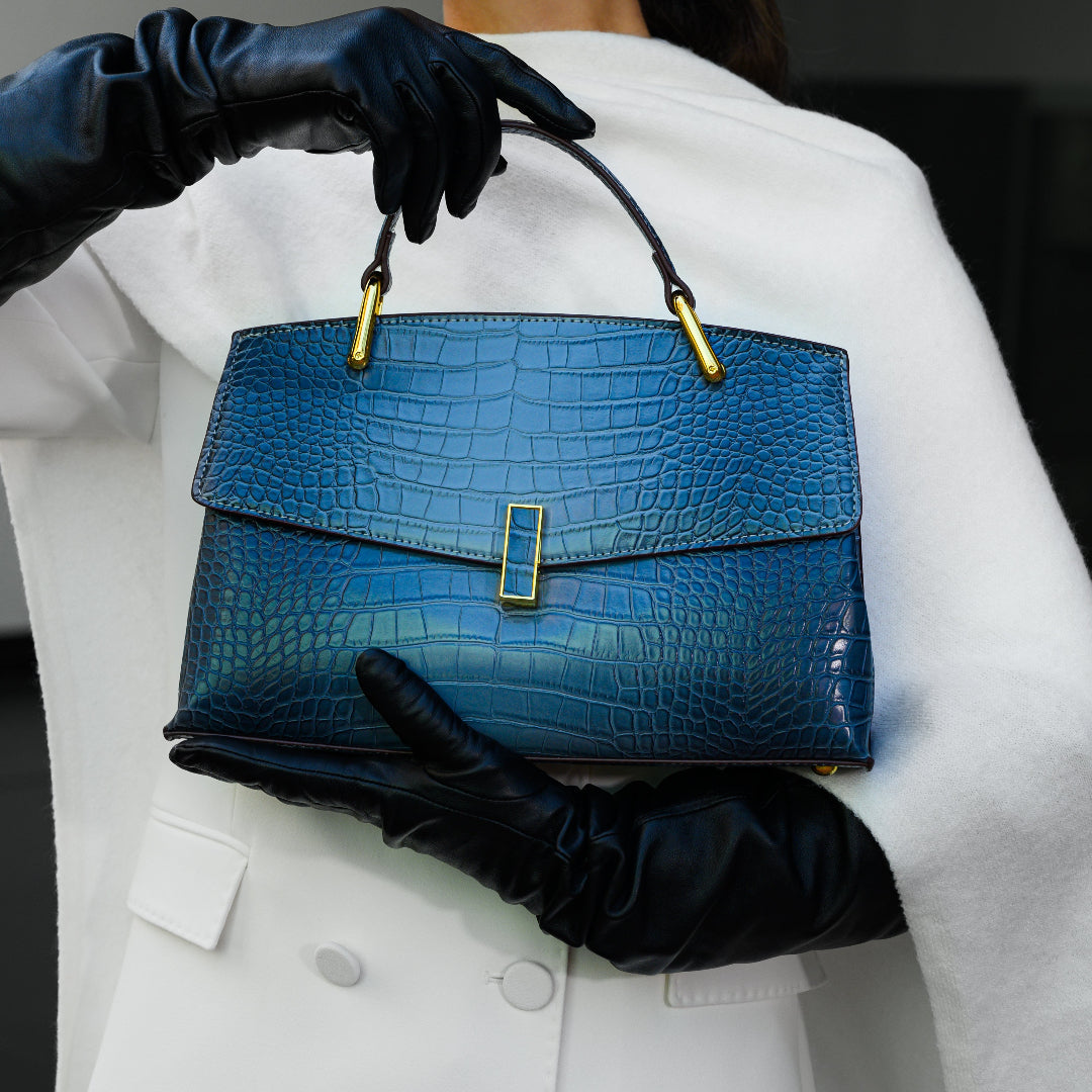 Amy | Crocodile Pattern Tote bag