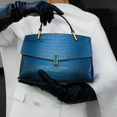 Amy | Crocodile Pattern Tote bag