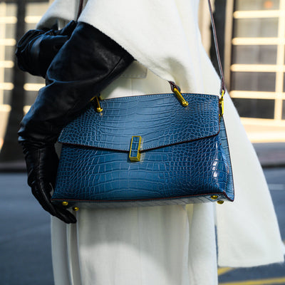 Amy | Crocodile Pattern Tote bag