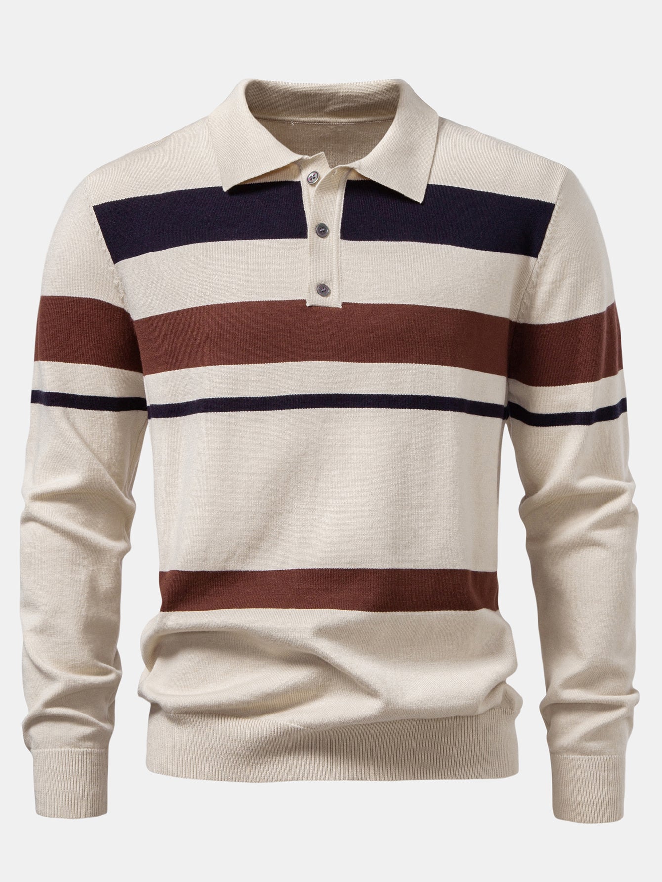 Ethan Striped Polo Pullover