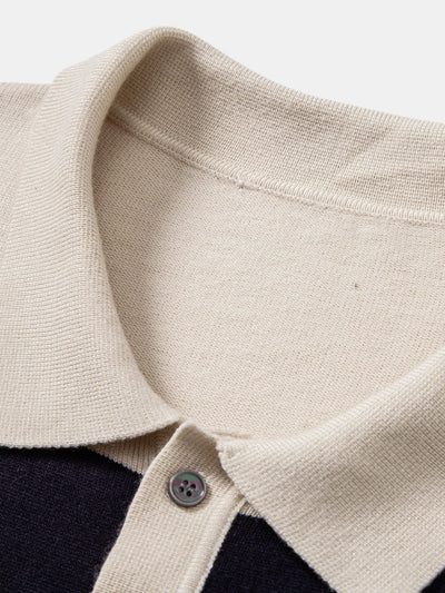 Ethan Striped Polo Pullover