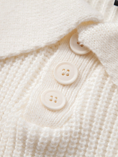 Asher Knitted Long Sleeve Polo