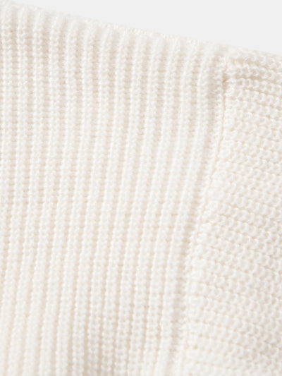 Asher Knitted Long Sleeve Polo