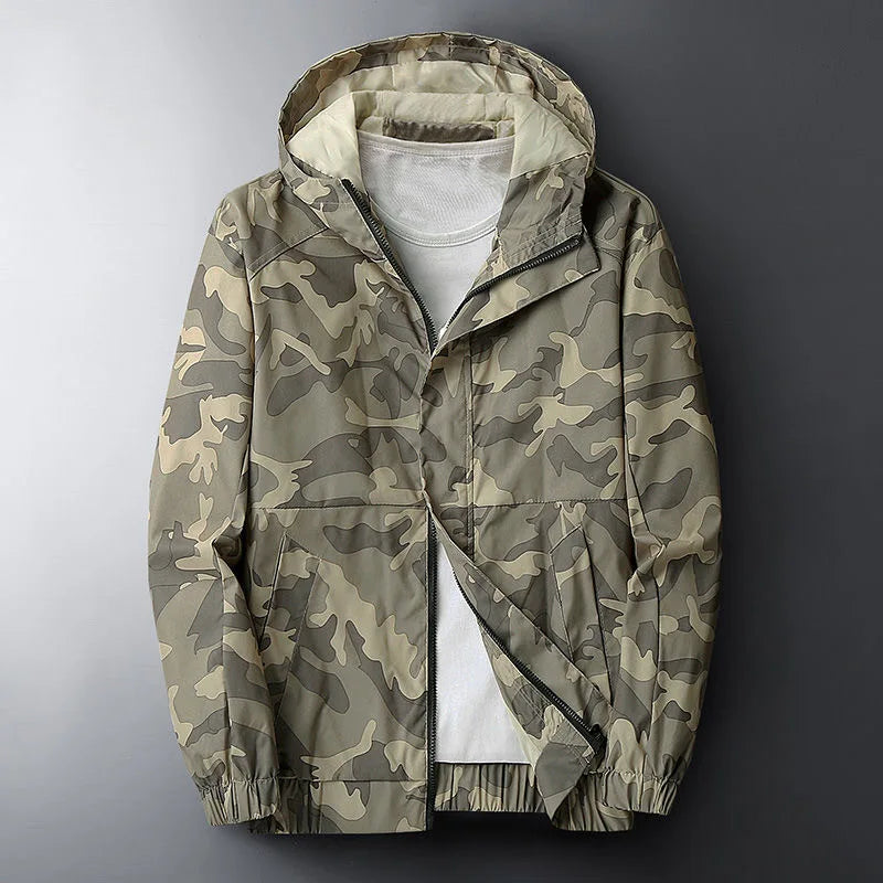 Camo Hooded Jacket