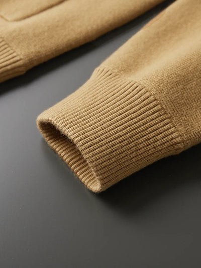 Andrei Collared Wool Cardigan