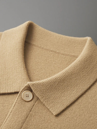 Andrei Collared Wool Cardigan