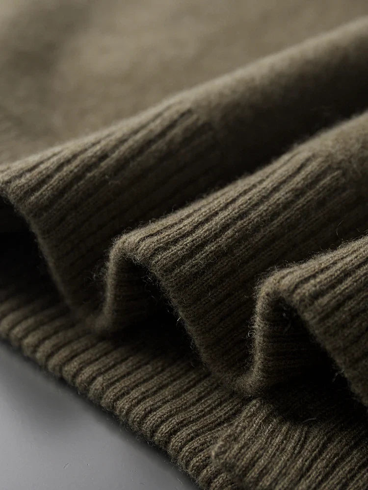 Andrei Collared Wool Cardigan