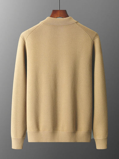 Andrei Collared Wool Cardigan