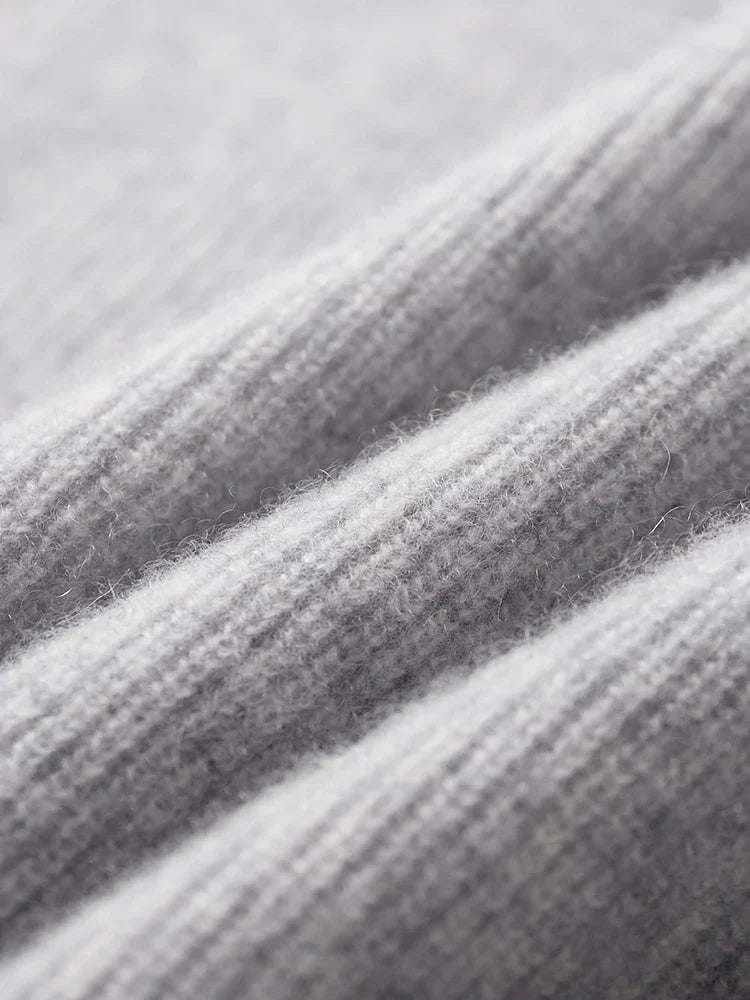 Luke Knitted Zip Up Hoodie