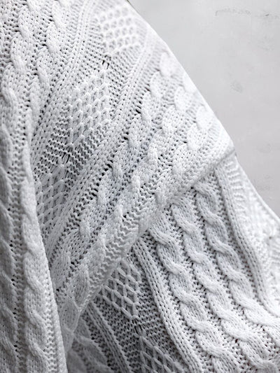 Textured Cable Knit Set