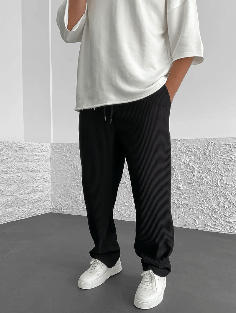 Nathan Ribbed Knit Pants