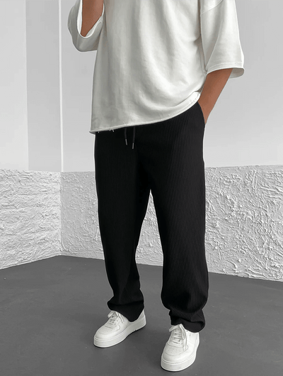 Nathan Ribbed Knit Pants