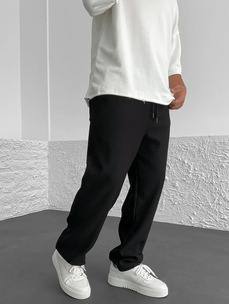 Nathan Ribbed Knit Pants