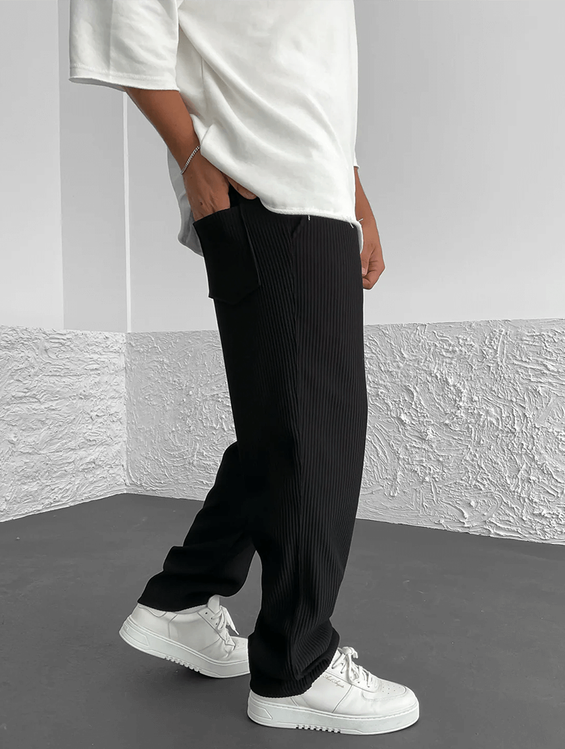 Nathan Ribbed Knit Pants