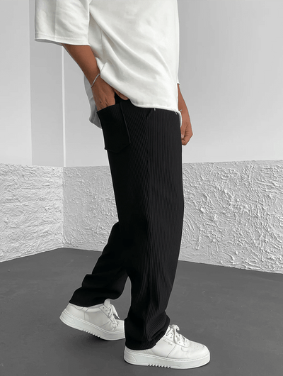 Nathan Ribbed Knit Pants