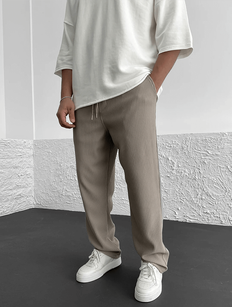 Nathan Ribbed Knit Pants