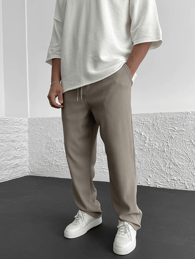 Nathan Ribbed Knit Pants