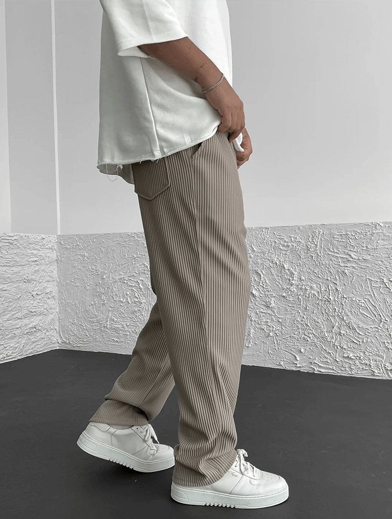 Nathan Ribbed Knit Pants